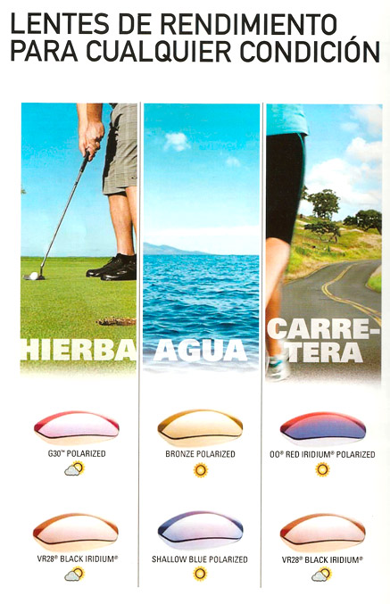 Gafas de Sol para practicar deporte Lentes Oakley