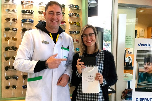 Ganadora Sorteo Gafas Graduadas